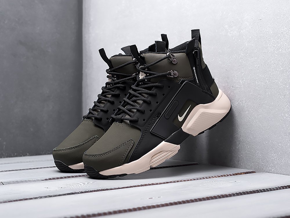 Nike ACRONYM x Air Huarache зеленые мужские (AR10635) - фото 2 Nike ACRONYM x Air Huarache зеленые мужские (AR10635) - фото 2
