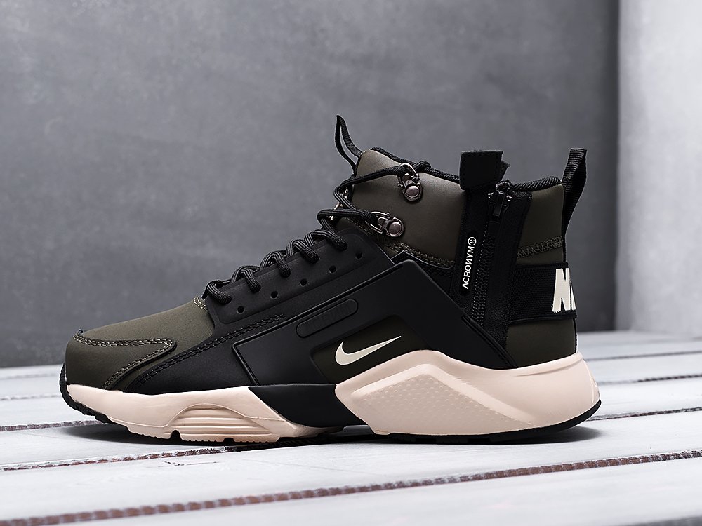 Nike ACRONYM x Air Huarache зеленые мужские (AR10635) - фото 1 Nike ACRONYM x Air Huarache зеленые мужские (AR10635) - фото 1