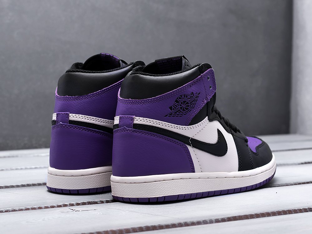 Nike Air Jordan 1 Retro High OG Court Purple фиолетовые женские (AR10833) - фото 4