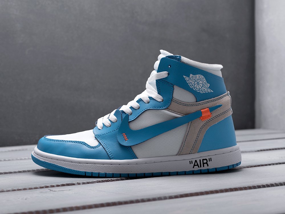 Nike Air Jordan 1 голубые мужские (AR10850) - фото 4