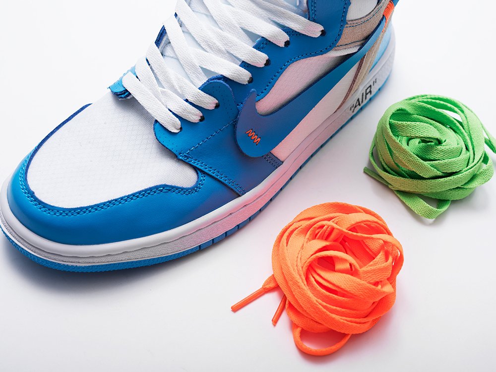 Nike Air Jordan 1 голубые мужские (AR10850) - фото 5 Nike Air Jordan 1 голубые мужские (AR10850) - фото 5