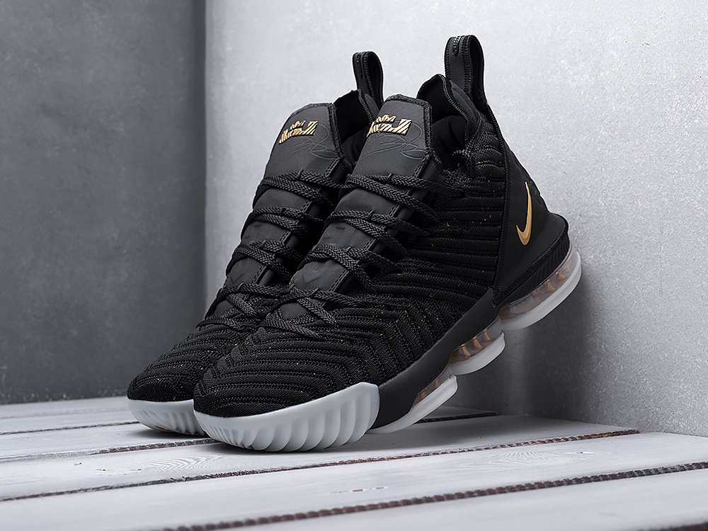 Nike Lebron XVI черные мужские (AR10861) - фото 2 Nike Lebron XVI черные мужские (AR10861) - фото 2