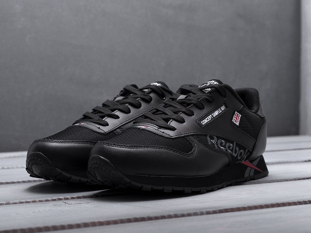 Reebok Classic Leather черные мужские (AR11445) - фото 3 Reebok Classic Leather черные мужские (AR11445) - фото 3