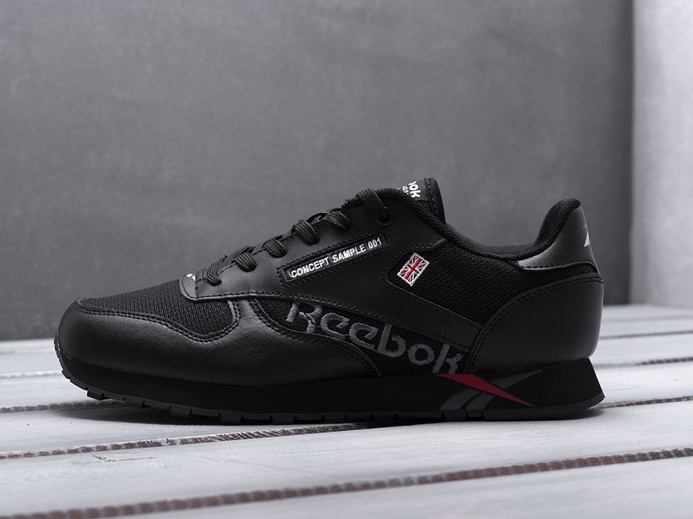 Reebok Classic Leather черные мужские (AR11445) - фото 1 Reebok Classic Leather черные мужские (AR11445) - фото 1
