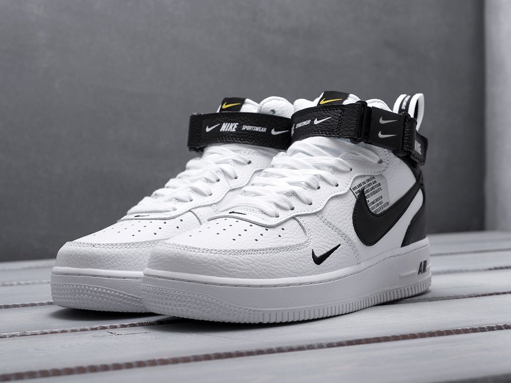 Nike Air Force 1 07 Mid LV8 белые мужские (AR11459) - фото 4