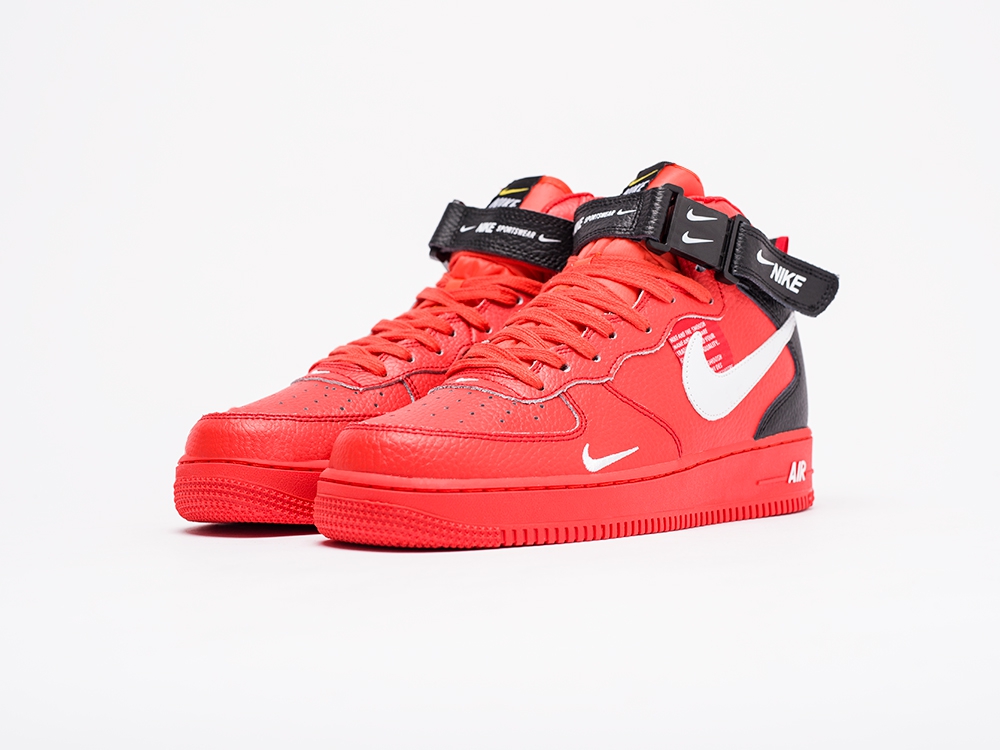 Nike Air Force 1 07 Mid LV8 красные мужские (AR11460) - фото 2 Nike Air Force 1 07 Mid LV8 красные мужские (AR11460) - фото 2