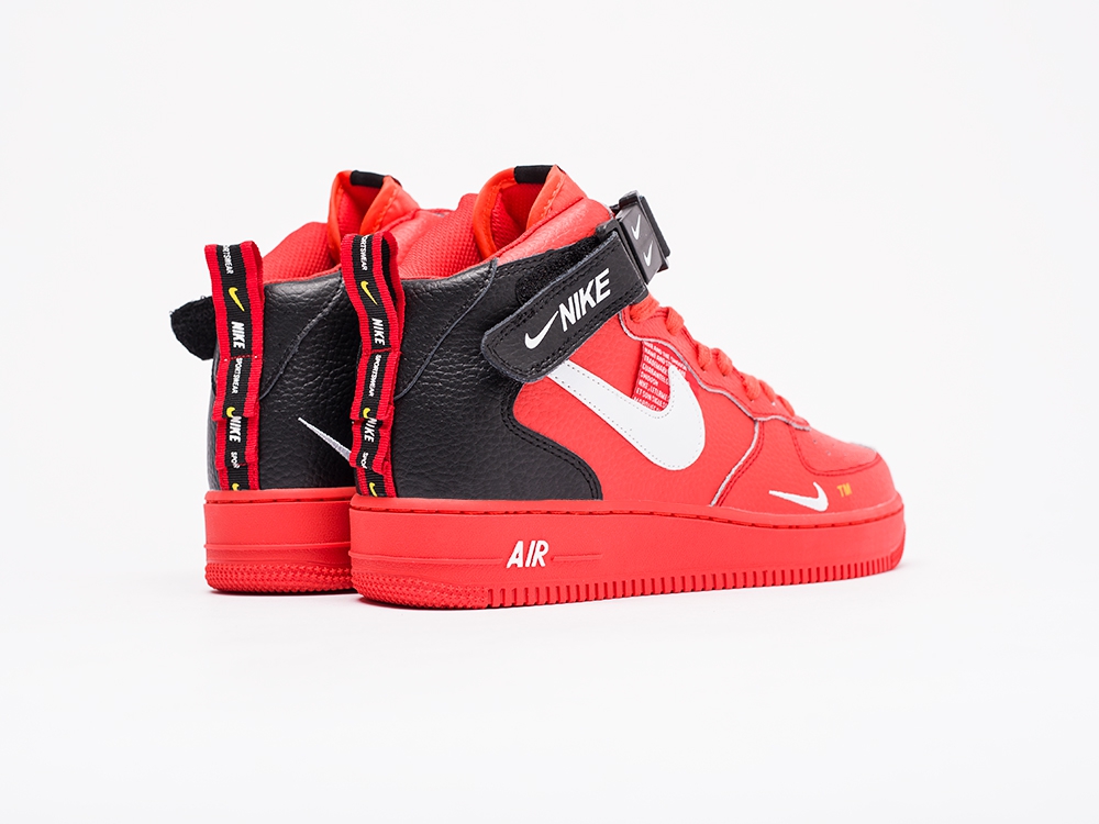Nike Air Force 1 07 Mid LV8 красные мужские (AR11460) - фото 4 Nike Air Force 1 07 Mid LV8 красные мужские (AR11460) - фото 4