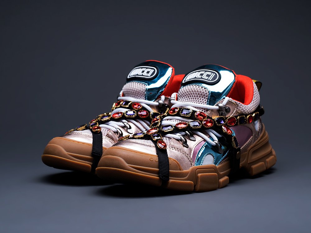Gucci Flashtrek голубые женские (AR11525) - фото 2 Gucci Flashtrek голубые женские (AR11525) - фото 2
