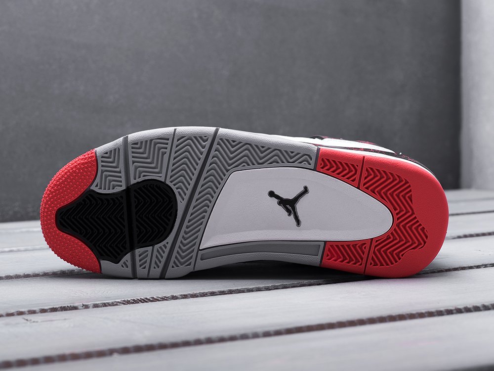 Nike Air Jordan 4 Retro белые мужские (AR12527) - фото 5
