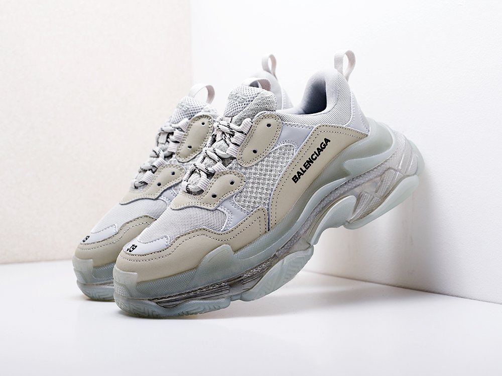 Balenciaga Triple S серые женские (AR12585) - фото 2 Balenciaga Triple S серые женские (AR12585) - фото 2