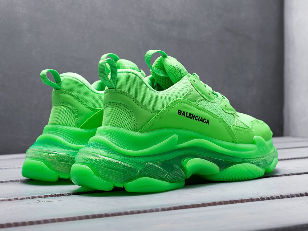 Balenciaga Triple S зеленые мужские (AR12791) - фото 4 Balenciaga Triple S зеленые мужские (AR12791) - фото 4