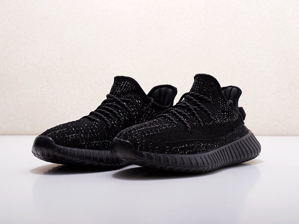 Adidas Yeezy 350 Boost v2 черные мужские (AR13014) - фото 3