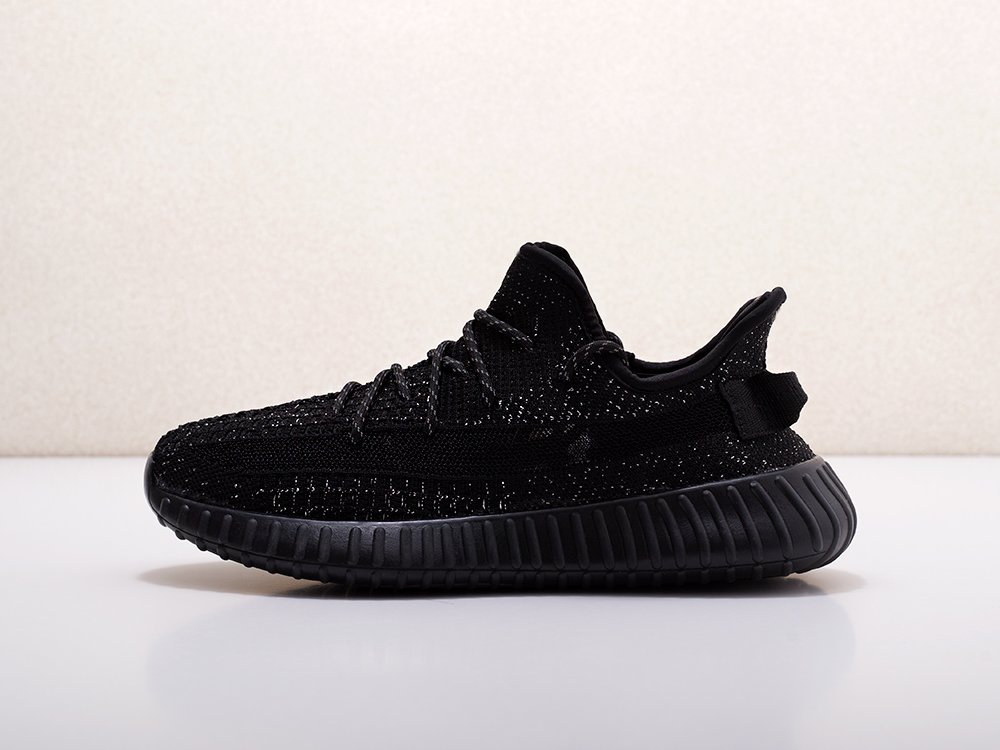 Adidas Yeezy 350 Boost v2 черные мужские (AR13014) - фото 1