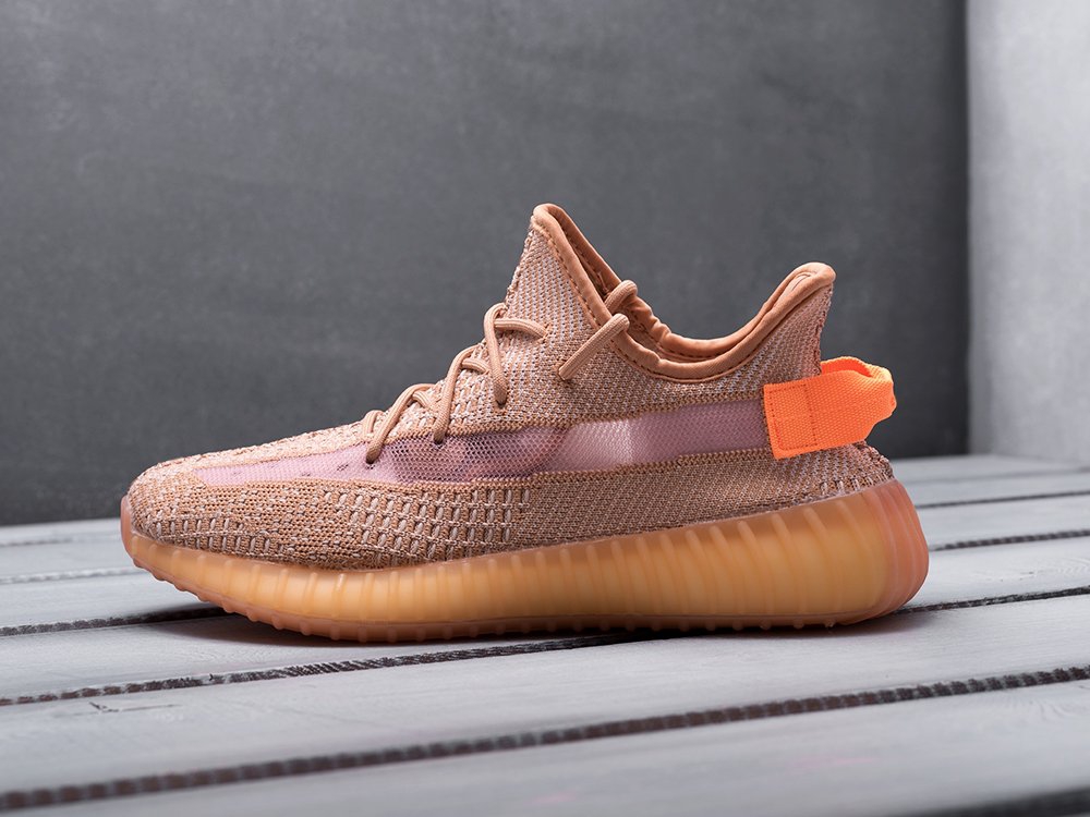 Adidas Yeezy 350 Boost v2 WMNS Clay бежевые женские (AR13066) - фото 1