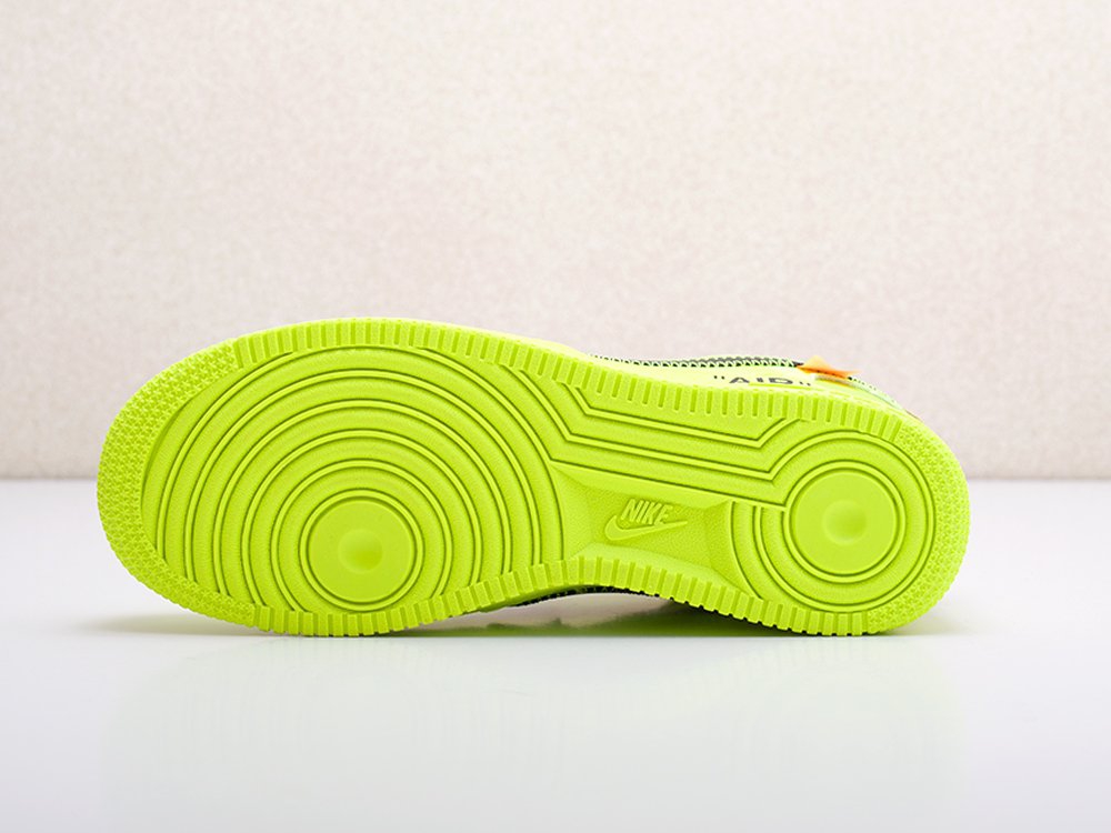 Nike x OFF-White Air Force 1 Low Volt зеленые мужские (AR13349) - фото 6 Nike x OFF-White Air Force 1 Low Volt зеленые мужские (AR13349) - фото 6