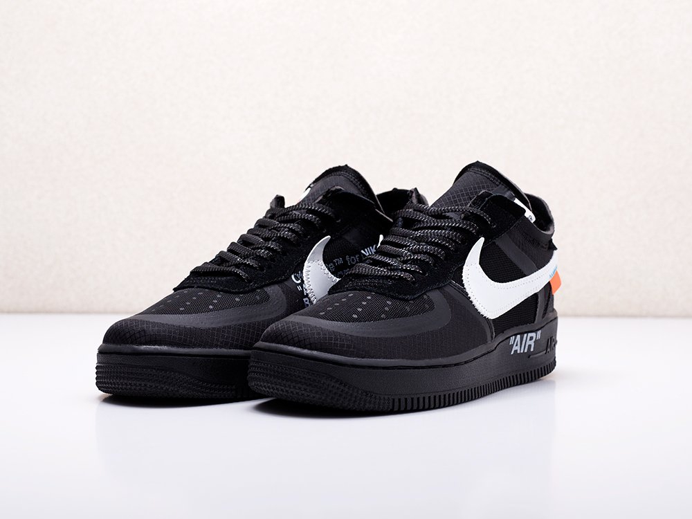 Nike x OFF-White Air Force 1 Low Black черные мужские (AR13351) - фото 3 Nike x OFF-White Air Force 1 Low Black черные мужские (AR13351) - фото 3