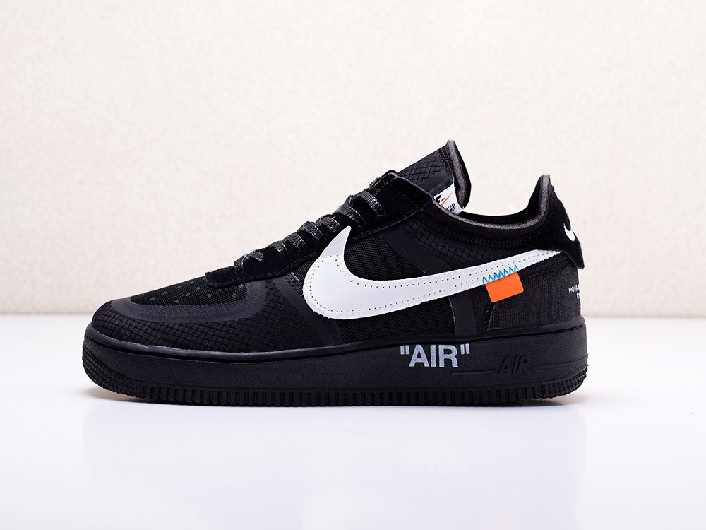 Nike x OFF-White Air Force 1 Low Black черные мужские (AR13351) - фото 6 Nike x OFF-White Air Force 1 Low Black черные мужские (AR13351) - фото 6