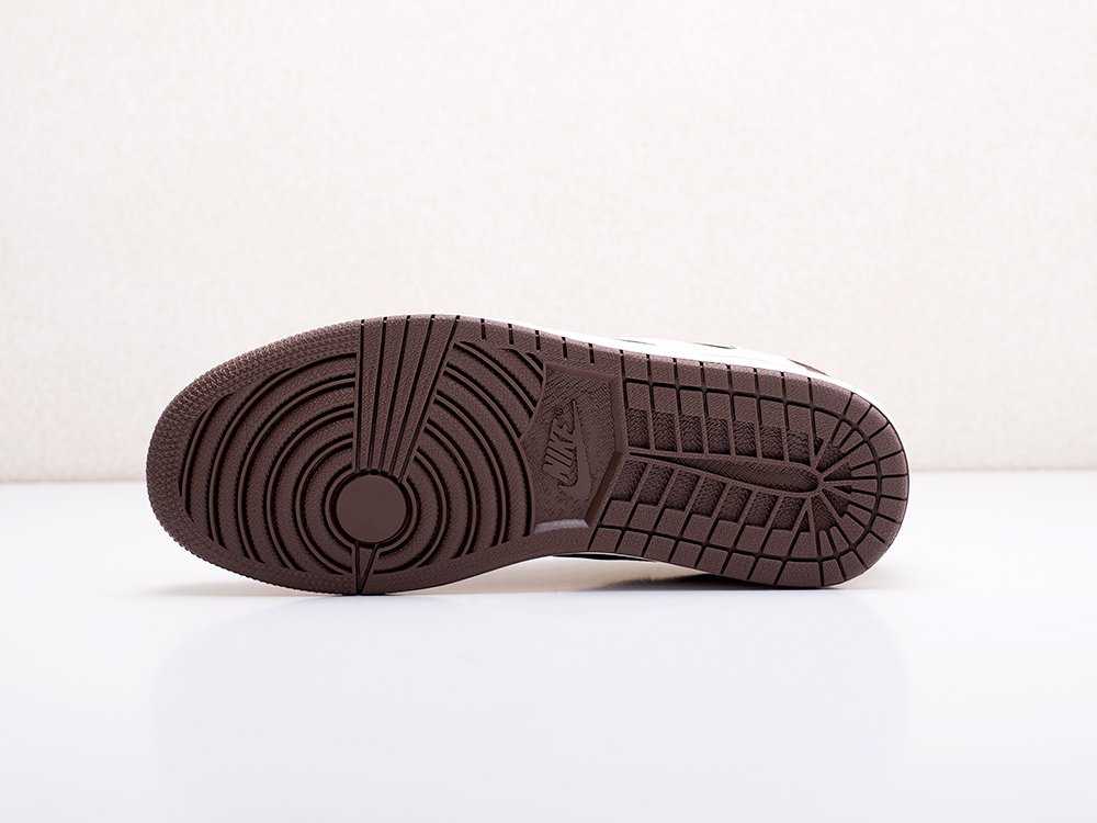 Nike Air Jordan 1 коричневые мужские (AR13506) - фото 5 Nike Air Jordan 1 коричневые мужские (AR13506) - фото 5