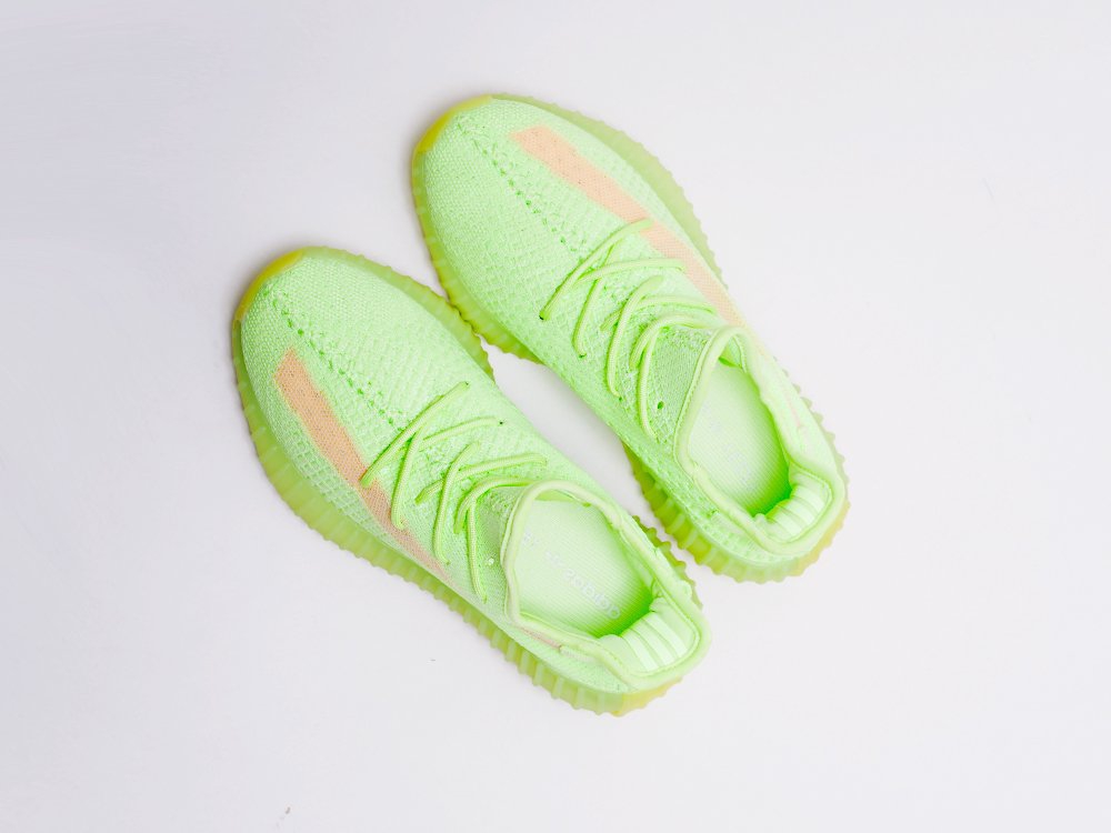 Adidas Yeezy 350 Boost v2 зеленые женские (AR13511) - фото 6