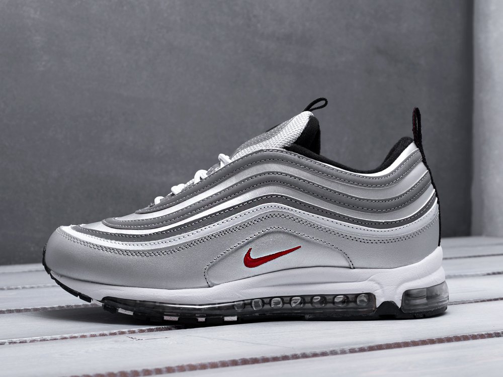 Nike Air Max 97 серебристые мужские (AR13592) - фото 5 Nike Air Max 97 серебристые мужские (AR13592) - фото 5