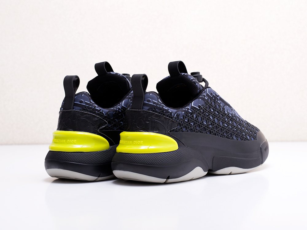 мужские кроссовки Dior Homme B24 Dark Blue / Black / Yellow