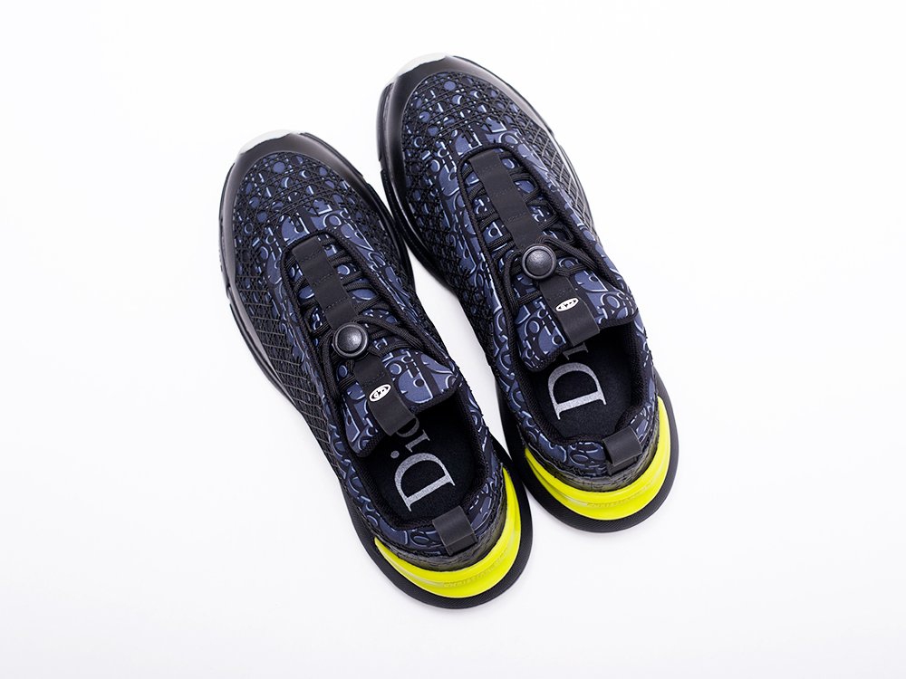 мужские кроссовки Dior Homme B24 Dark Blue / Black / Yellow