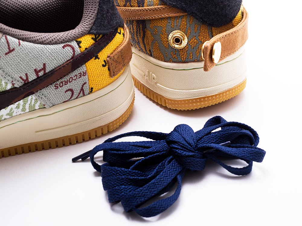 Nike x Travis Scott Air Force 1 Low разноцветные мужские (AR13931) - фото 6 Nike x Travis Scott Air Force 1 Low разноцветные мужские (AR13931) - фото 6