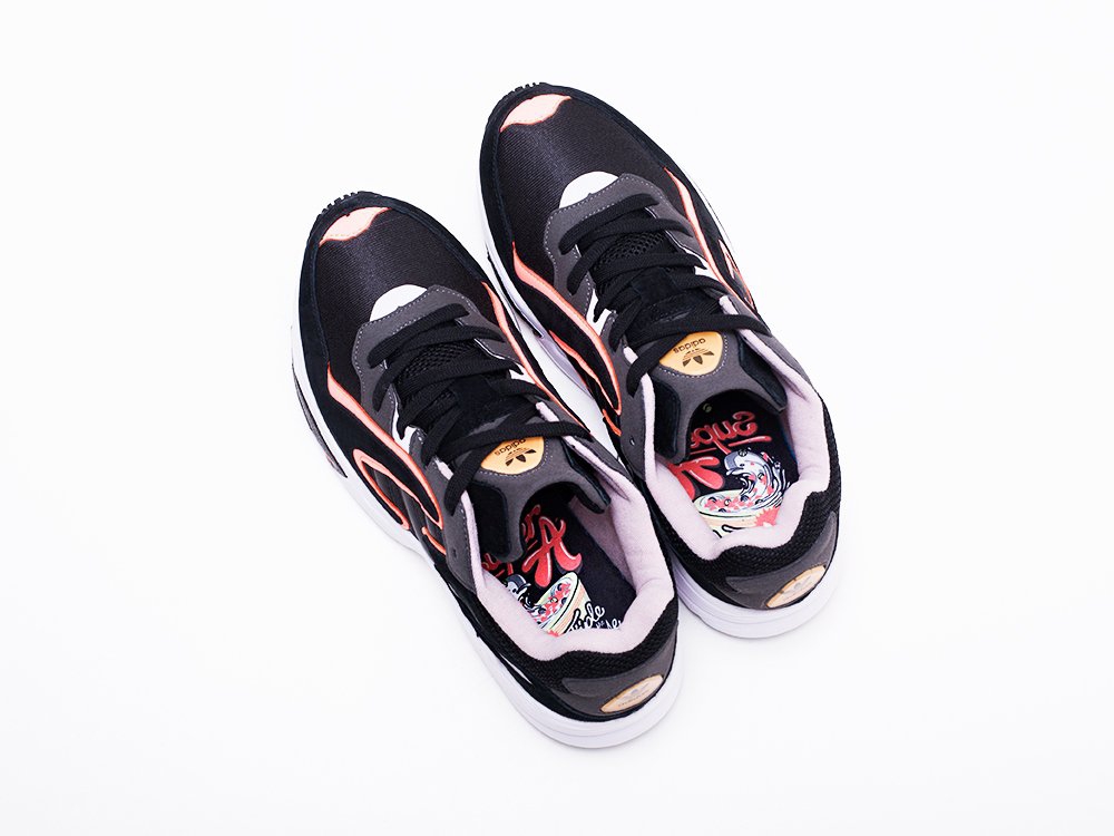 женские кроссовки Adidas Originals Yung-96 Chasm WMNS CORE BLACK / CORE BLACK / SEMI CORAL