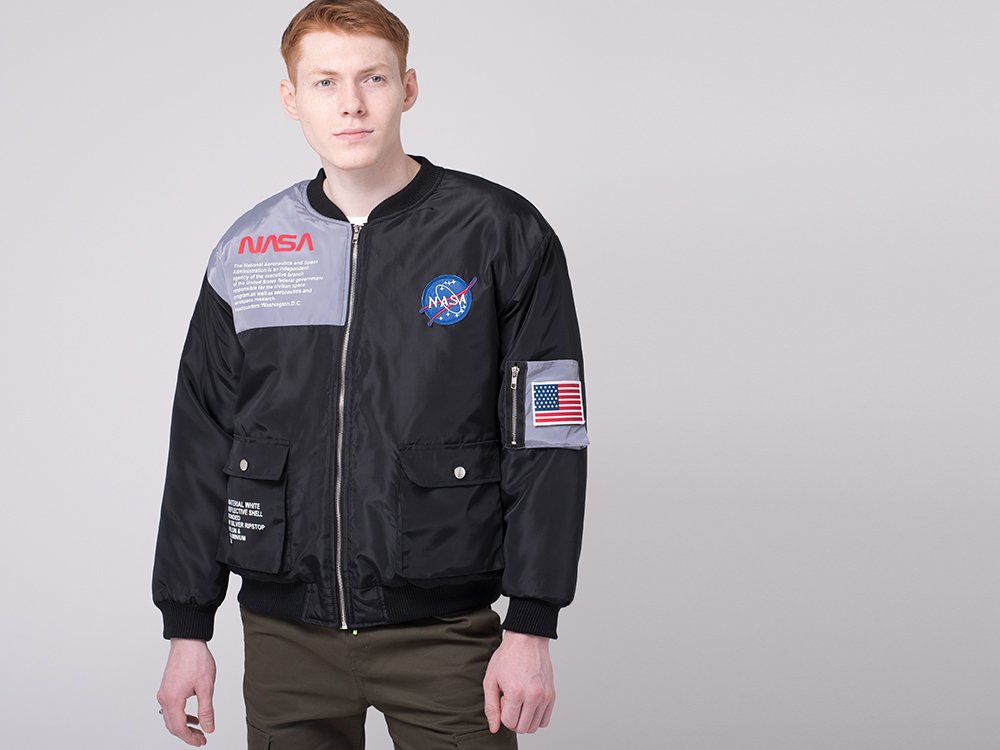 мужской бомбер NASA