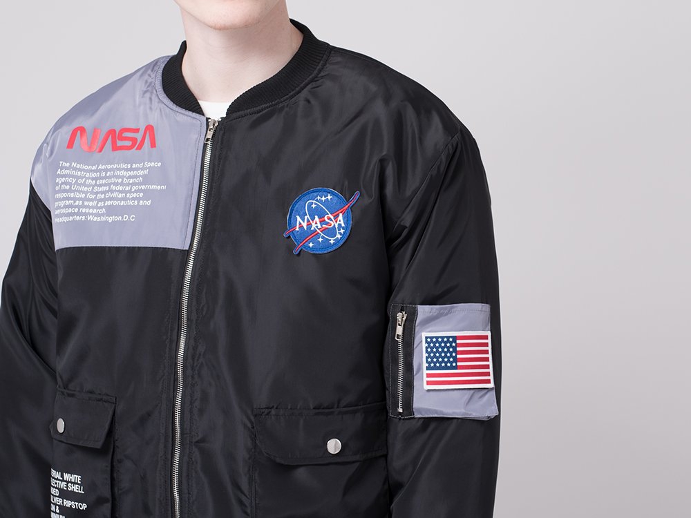 мужской бомбер NASA