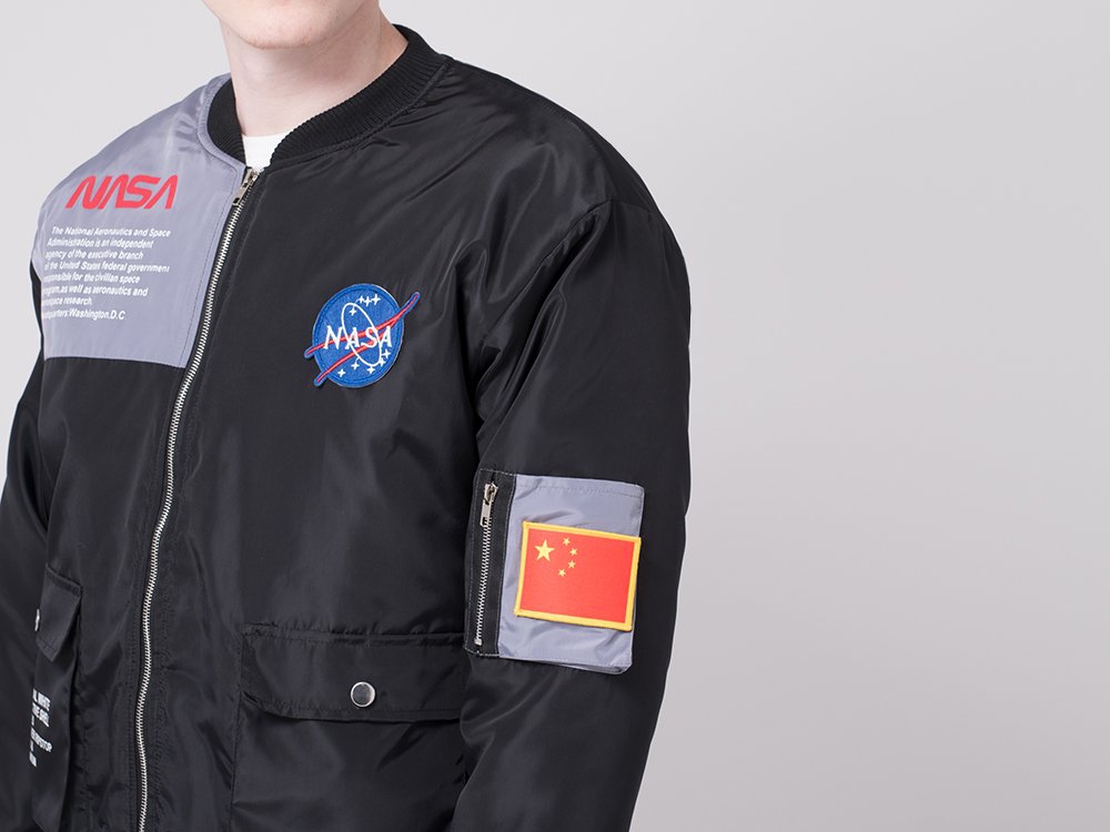 мужской бомбер NASA