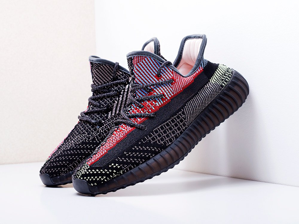 Adidas Yeezy 350 Boost v2 Yecheil WMNS черные женские (AR13965) - фото 2