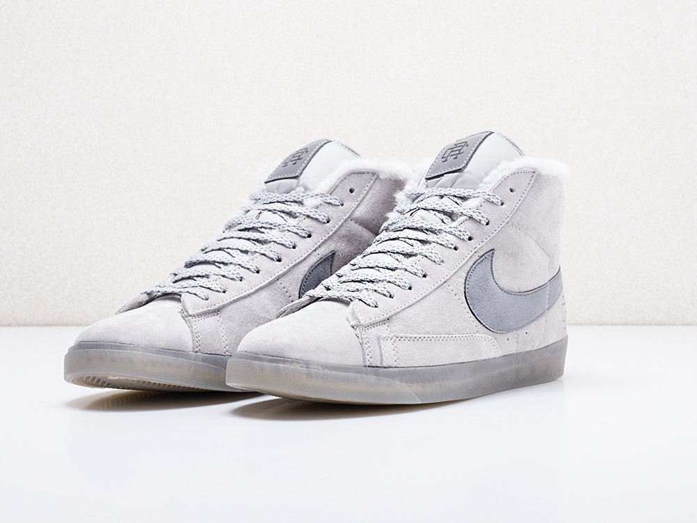 мужские кроссовки Nike Blazer Mid 77 Suede Wolf Grey Winterized
