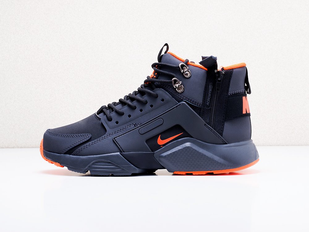 мужские кроссовки Nike ACRONYM x Air Huarache Black Orange