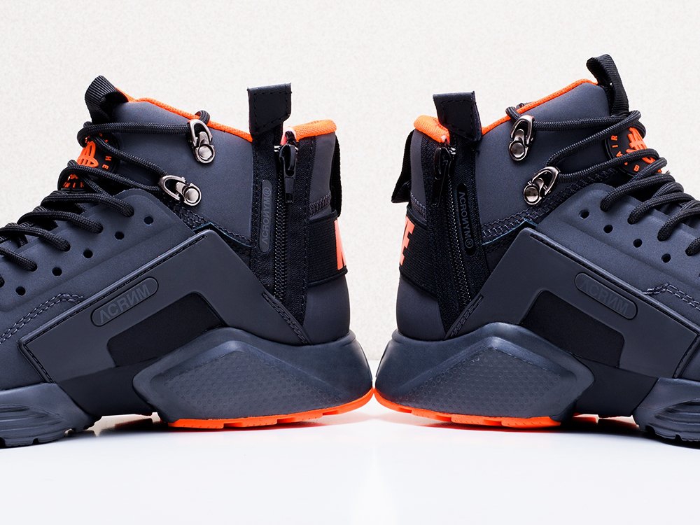 мужские кроссовки Nike ACRONYM x Air Huarache Black Orange