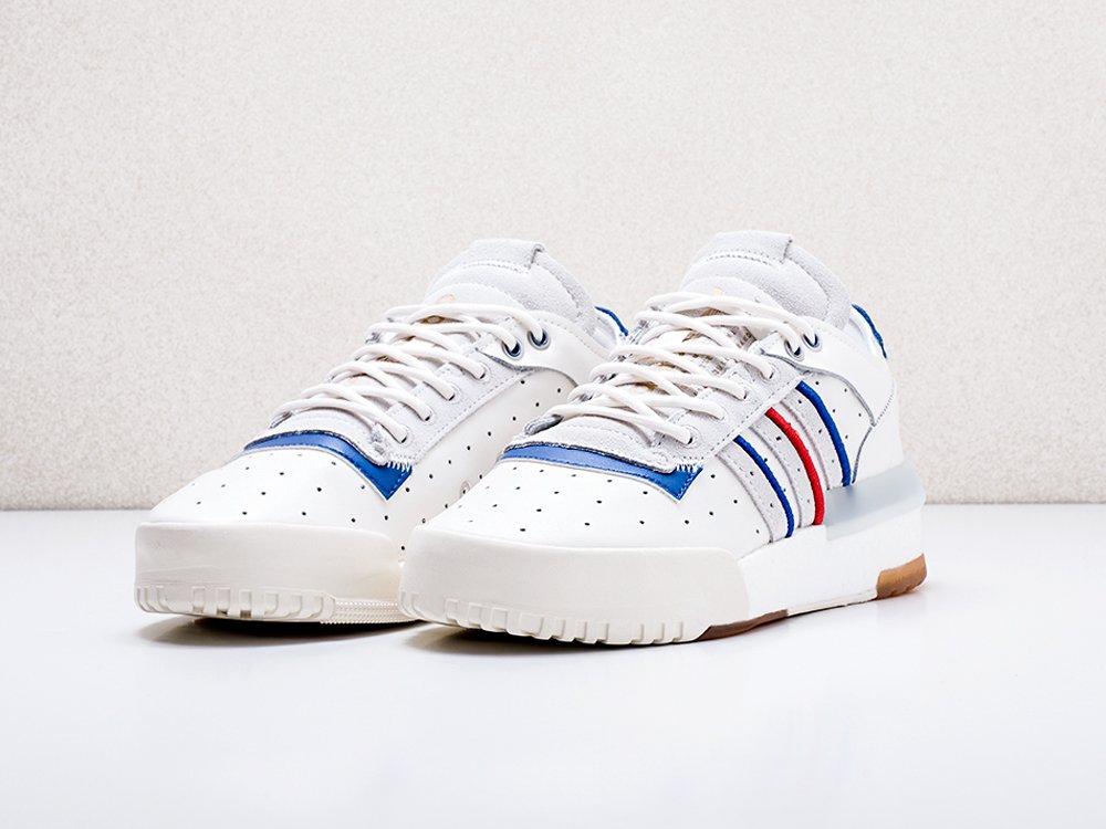 мужские кроссовки Adidas Rivalry RM Low Cloud White / Blue / Red