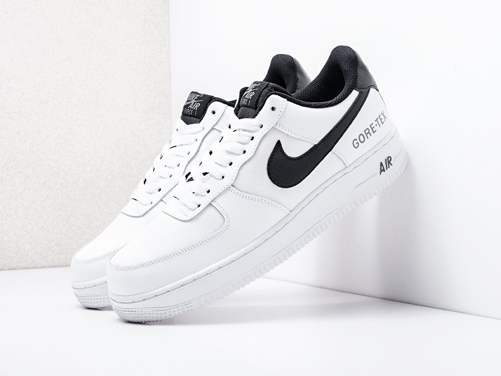 мужские кроссовки Nike Air Force 1 Low Gore-Tex White / Black Swoosh