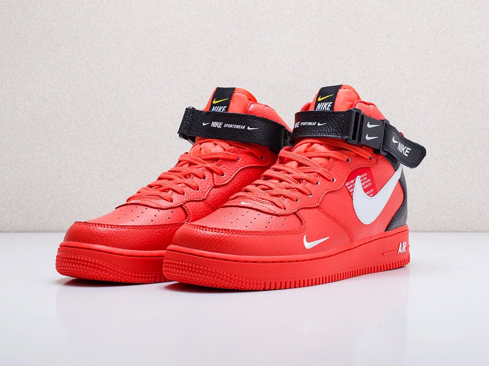 Nike Air Force 1 07 Mid LV8 красные мужские (AR14066) - фото 3 Nike Air Force 1 07 Mid LV8 красные мужские (AR14066) - фото 3