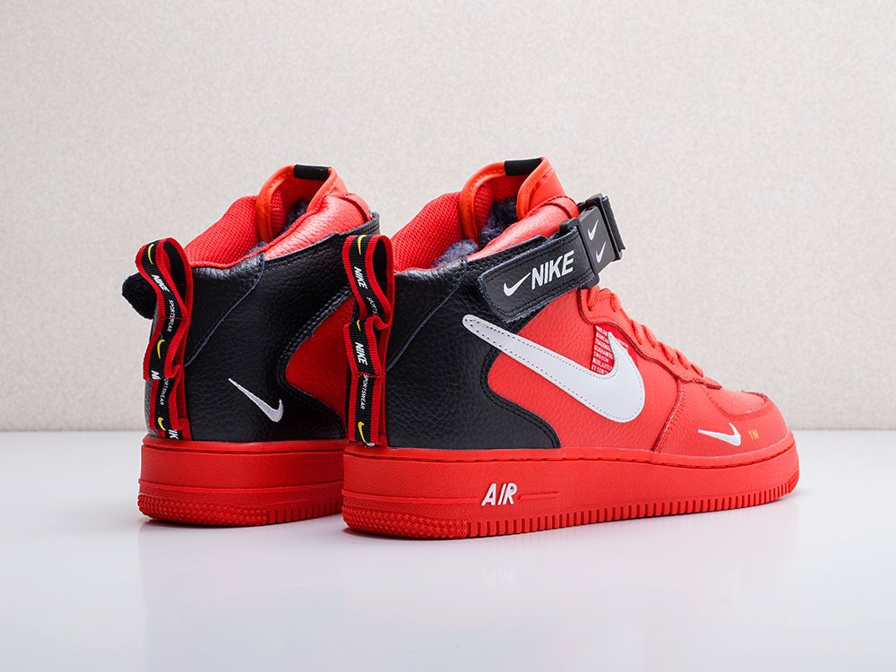 Nike Air Force 1 07 Mid LV8 красные мужские (AR14066) - фото 4 Nike Air Force 1 07 Mid LV8 красные мужские (AR14066) - фото 4