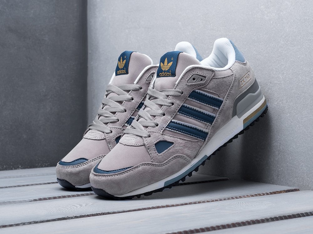 мужские кроссовки Adidas ZX 750 Grey / Navy Blue / White