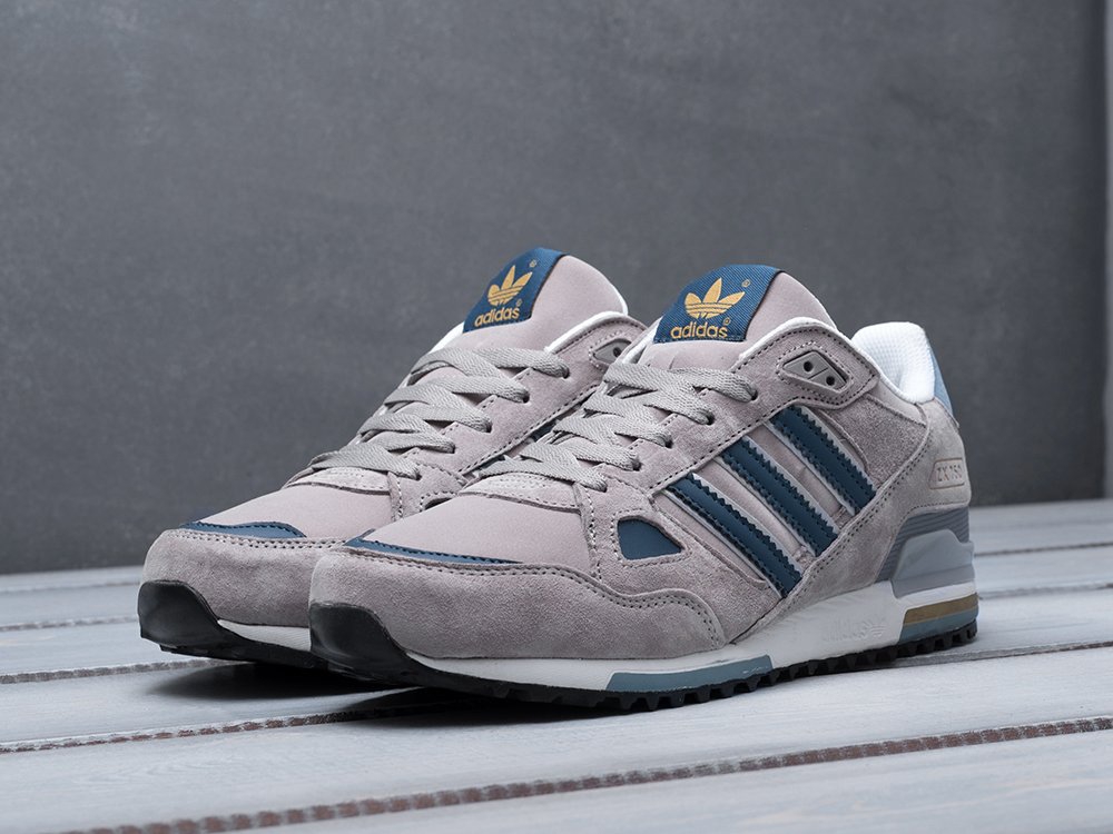 мужские кроссовки Adidas ZX 750 Grey / Navy Blue / White