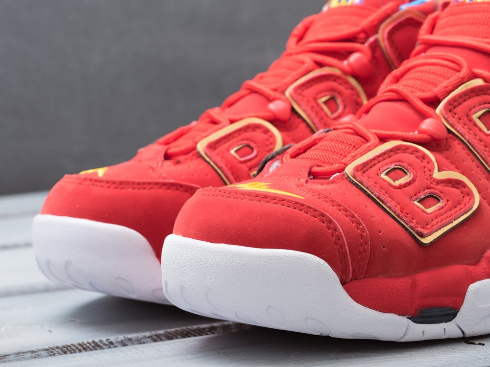 мужские кроссовки Nike Air More Uptempo Doernbecher Red Suede
