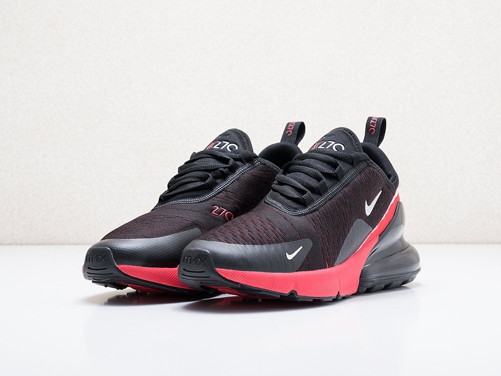 женские кроссовки Nike Air Max 270 Black / Red / Black
