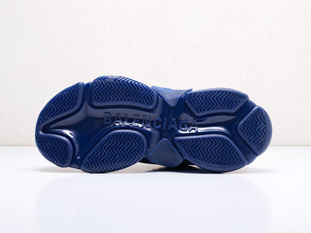 мужские кроссовки Balenciaga Triple S Navy Blue Clear Sole