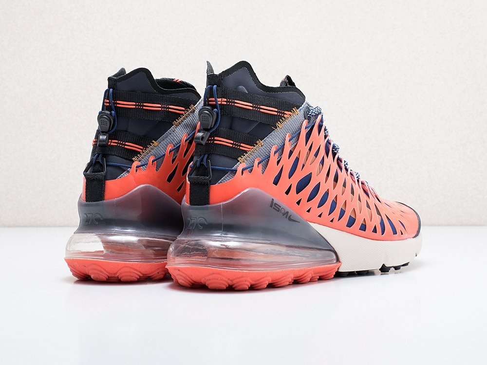мужские кроссовки Nike ISPA Air Max 270 White / Fire Red / Black