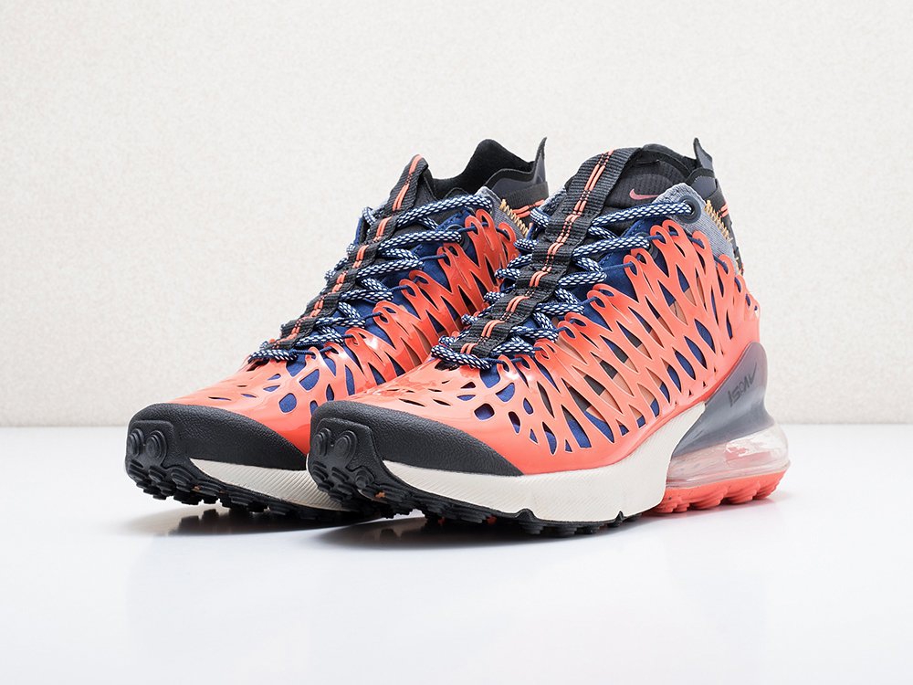 мужские кроссовки Nike ISPA Air Max 270 White / Fire Red / Black