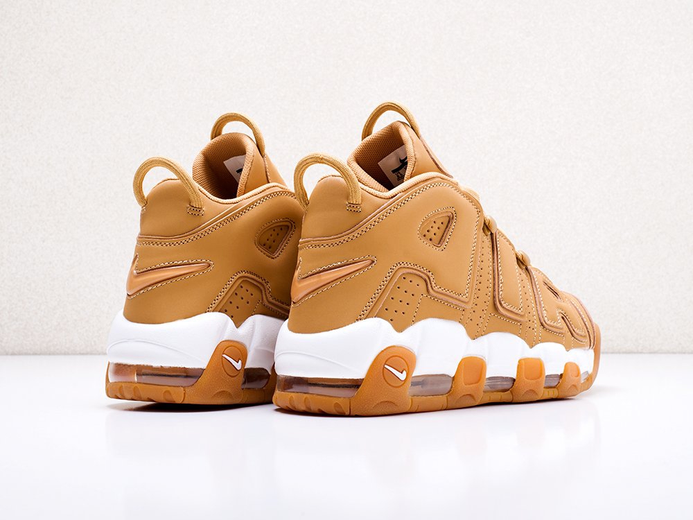 мужские кроссовки Nike Air More Uptempo Flax Buttery Wheat / White