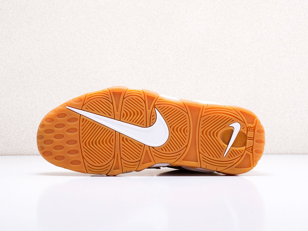 мужские кроссовки Nike Air More Uptempo Flax Buttery Wheat / White