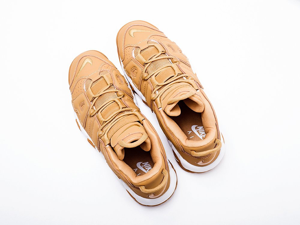 мужские кроссовки Nike Air More Uptempo Flax Buttery Wheat / White