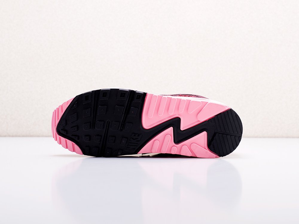 женские кроссовки Nike Air Max 90 WMNS Burgundy / Red / Pink
